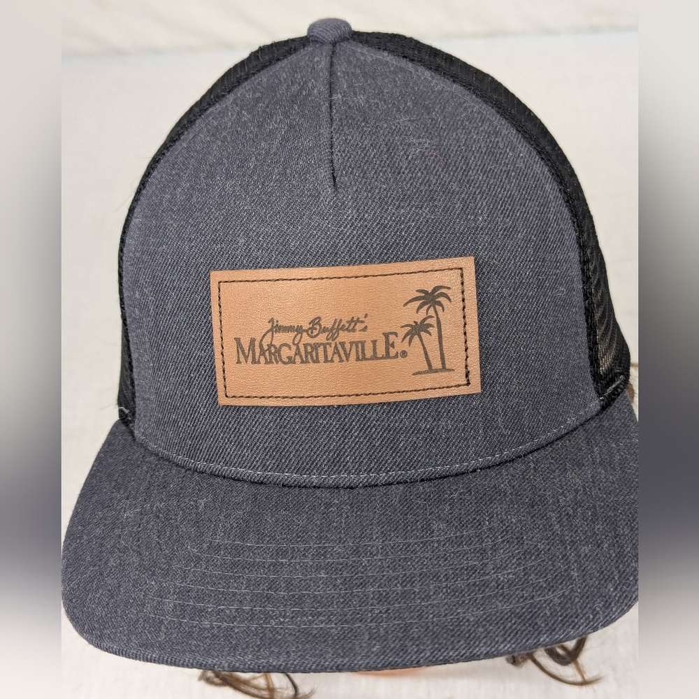 Margaritaville Trucker Cap Blue With Brown Label - NWOT Jimmy Buffett Adjustable
